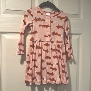 Hanna Anderson Casual Fox Dress 2T